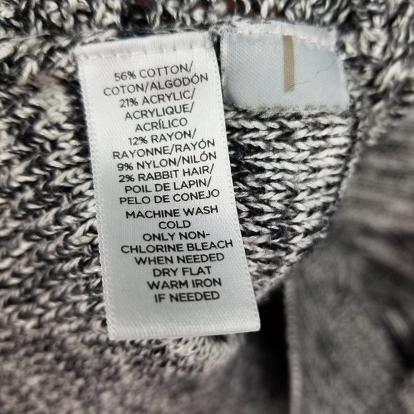 Loft Ann Taylor Heather Grey Long Sleeved Pullover Sweater Size XL - Picture 11 of 11